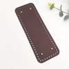 DIY Handcraft Bag PU Leather Bottom Pad 28*10cm Rectangular Handmade Base for Knitted Bag Making Accessories
