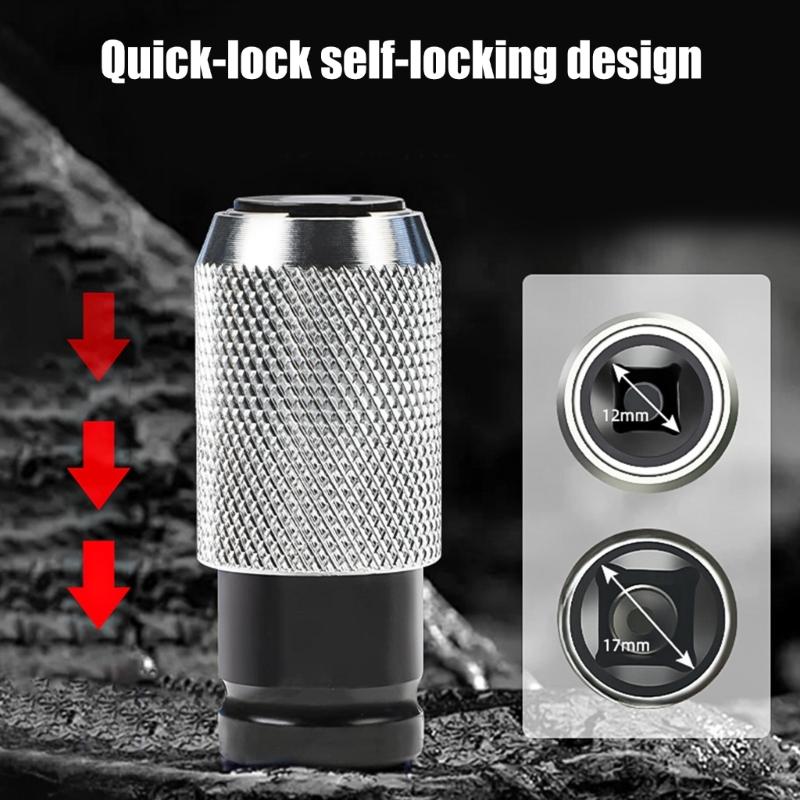 Multipurpose Drill Socket Adapter Converts Electric Wrench To Hammer Conversion For Power Tool And Ratcheting Wrenches