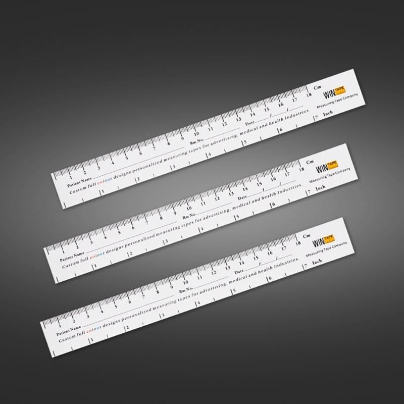 150 Stück Wundmessband Papier Wundlineale Präzises 18 cm Messwerkzeug für das Gesundheitswesen