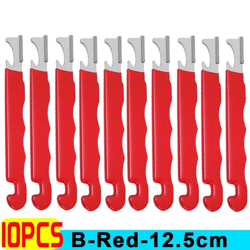 1/10pcs Knife Sharpener Alloy Steel Scissors Manual Quick Grinding Sharpeners with Non-Slip Handle Outdoor Portable Scraper Tool