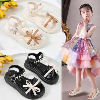 Girls' Shoes, Children's Summer New Sandals, Casual Beach Shoes, Girls, Adults, Babies, Soft Soled Princess Shoes