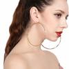 European and American jewelry original street earrings geometric exaggerated metal earrings ear ring