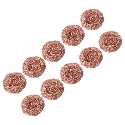 Professional Grade Copper Wire Sponge Ball Cleaner for Iron Tips Pack of 10