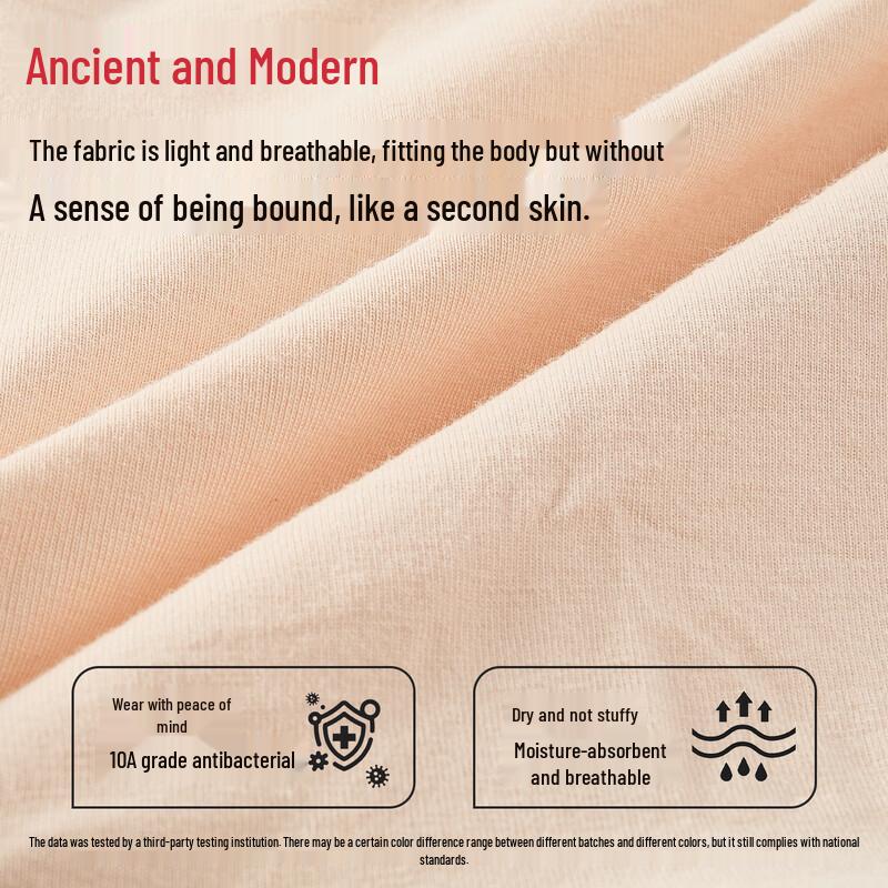 GUJIN Women's High-Waist Lace Tummy Control Cotton Briefs