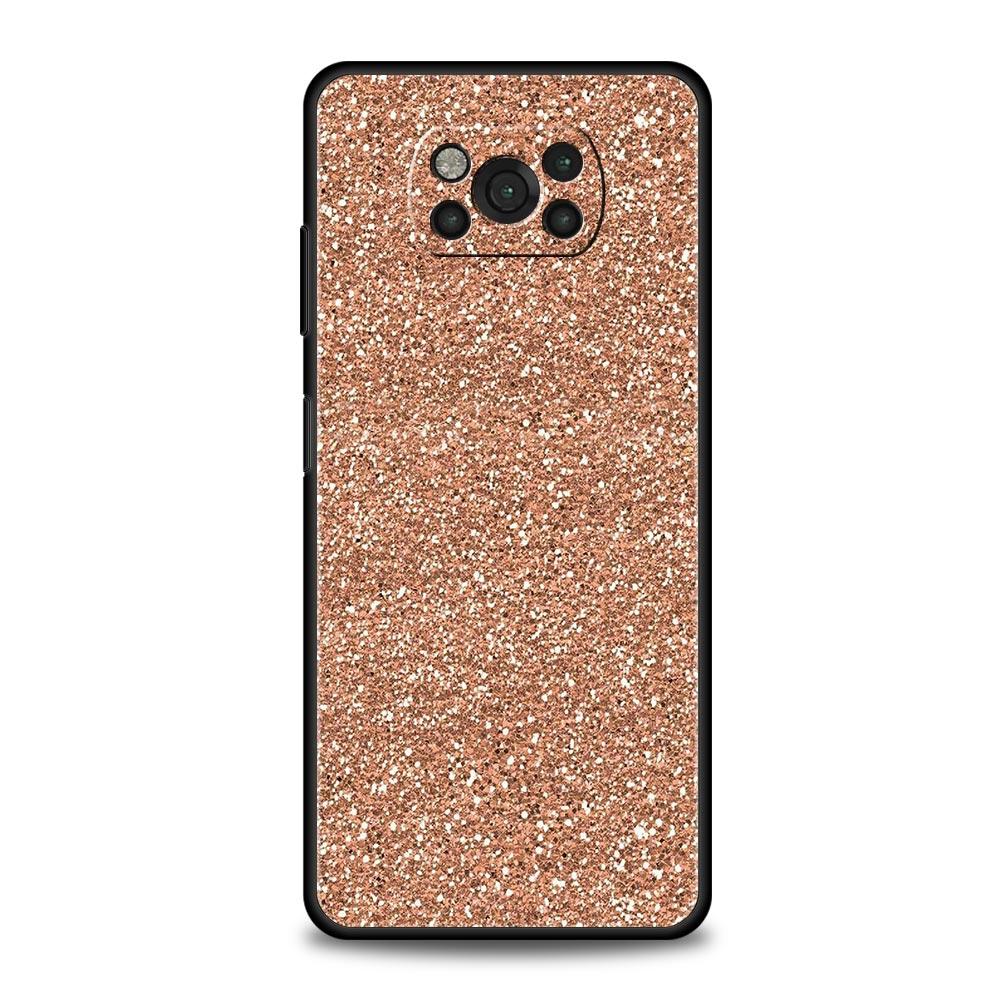 

Phone Case for Xiaomi Poco F7 F6 F5 F4 F3 X7 X6 X5 X4 X3 NFC M4 C51 C55 GT 5G Soft TPU Cover Capas Pink Glitter Shockproof Coque Poco X5