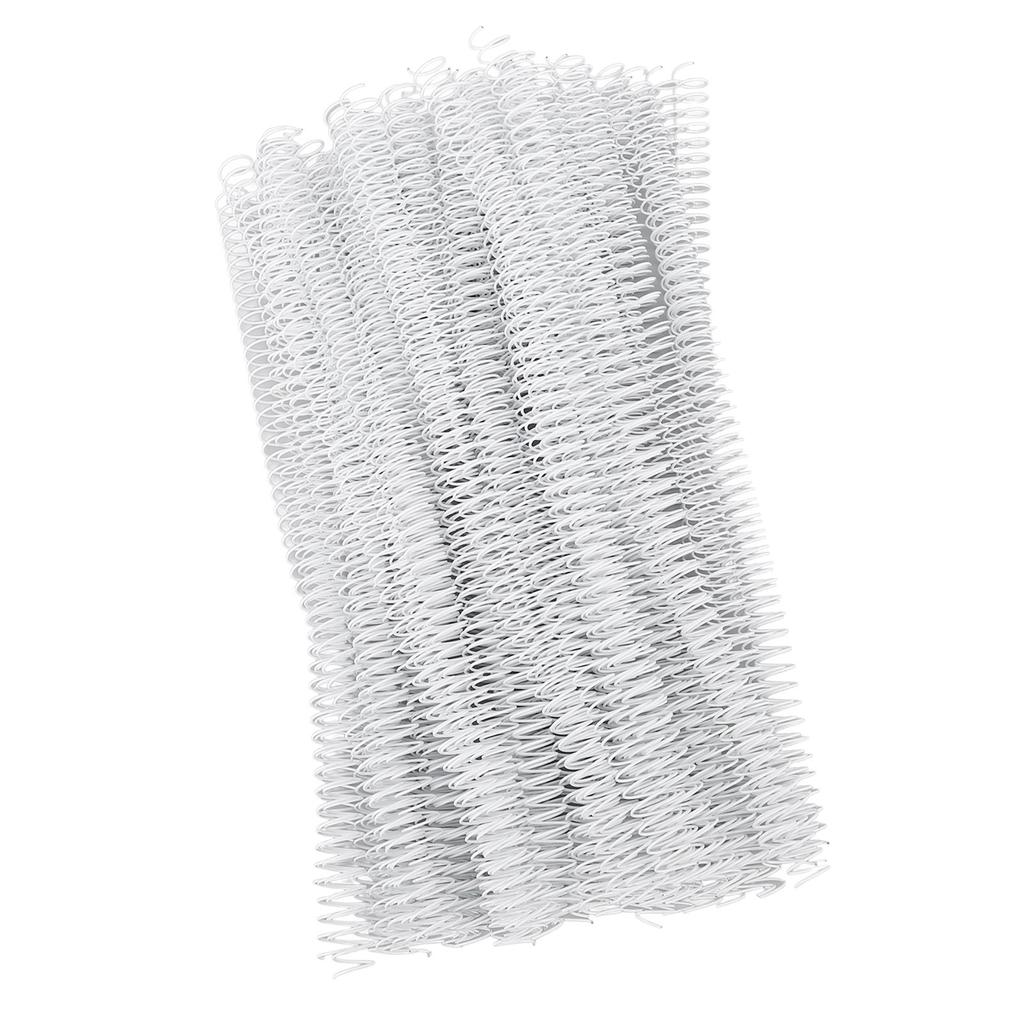 100Pcs Single Wire Binding Spines 12.7mm 1Celsius2in 48 Teeth 4:1 Pitch 360 Degree 90 Sheet Capacity Spiral Binding Coils