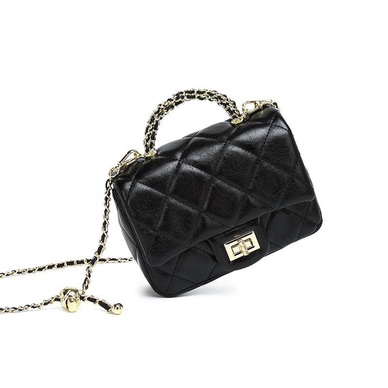 New Fashion Diamond Chain Women's Crossbody Bag Fashionable Versatile Autumn and Winter Chain Bag Shoulder Bag