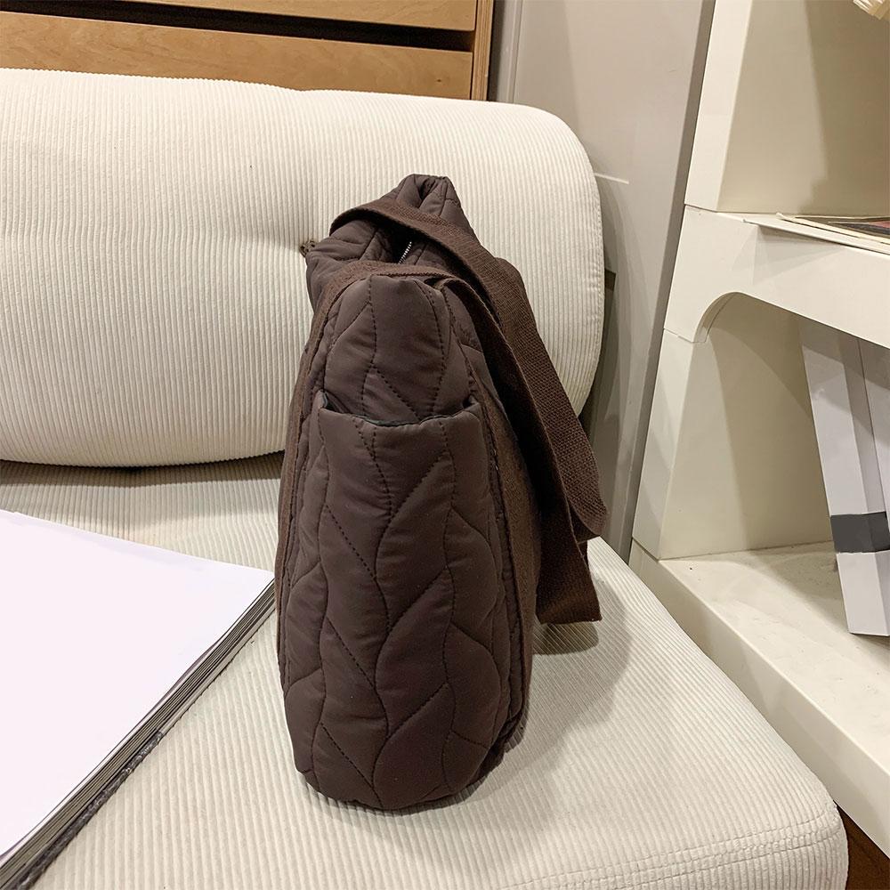 Autumn and Winter Large Capacity Bag New Handheld Big Bag Single Shoulder Down Tote Bag Work Commuter Bag