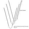 Circular Knit Needles 3pcs Knitting Metal Cable Circular Knitting Needles Set Knitting For Babies Sleeves Socks Accessories