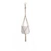 Hand-woven Bohemian Hemp Rope Hanging Basket Pendant
