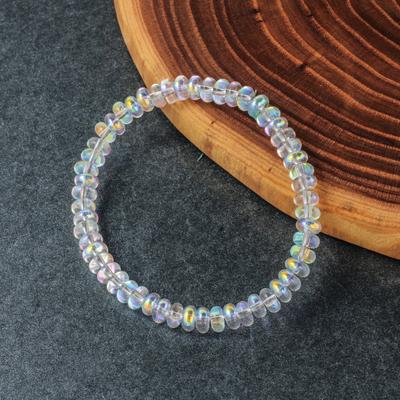 Festive Gifts Aura Crystal Abacus Beaded Bracelet Dreamy Fashion Jewelry For Women Daily Wear Gift