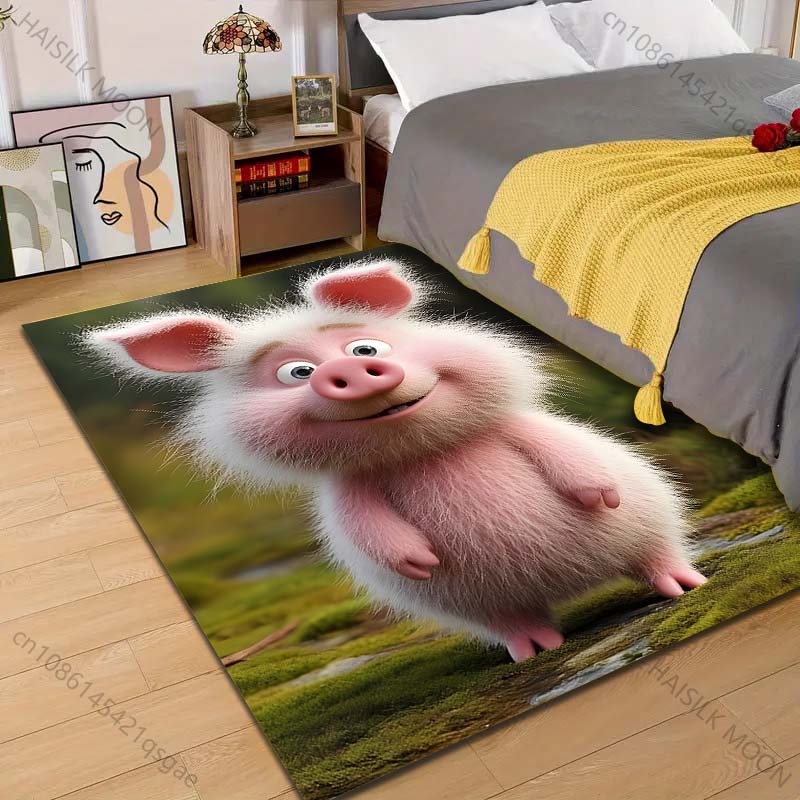 

Blurry animal, grassy background Pattern Rug Carpets for Bedroom Living Room Sofa Mat Creative Door Mat Cloakroom Home Decor 40cm x 60cm