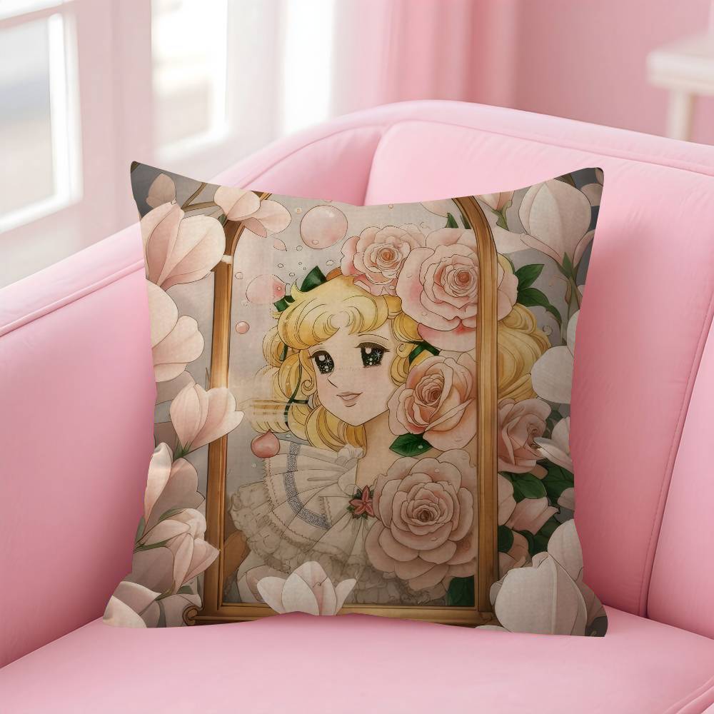 Anime Ccandy cute Candy Cushion Cover Inches Farmhouse Decor Home Throw Pillow Covers for Couch Decorations