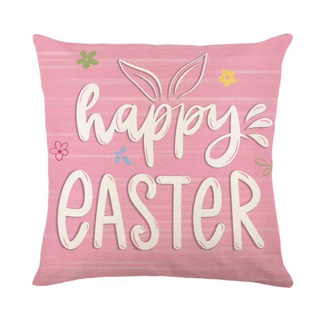 European and American Easter Egg Rabbit Plush Pillow & Chair Cushion Cover