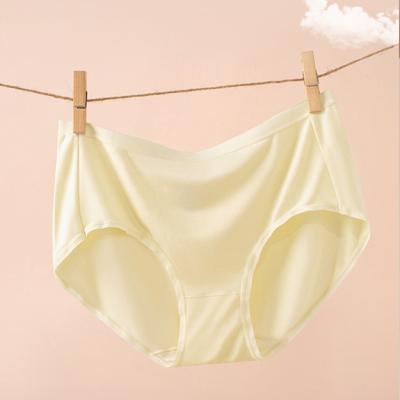 Modal Panties Women's Silk Antibacterial Crotch Briefs Breathable Plus Size Little Girls Seamless Underwear Women's Triangle Shorts