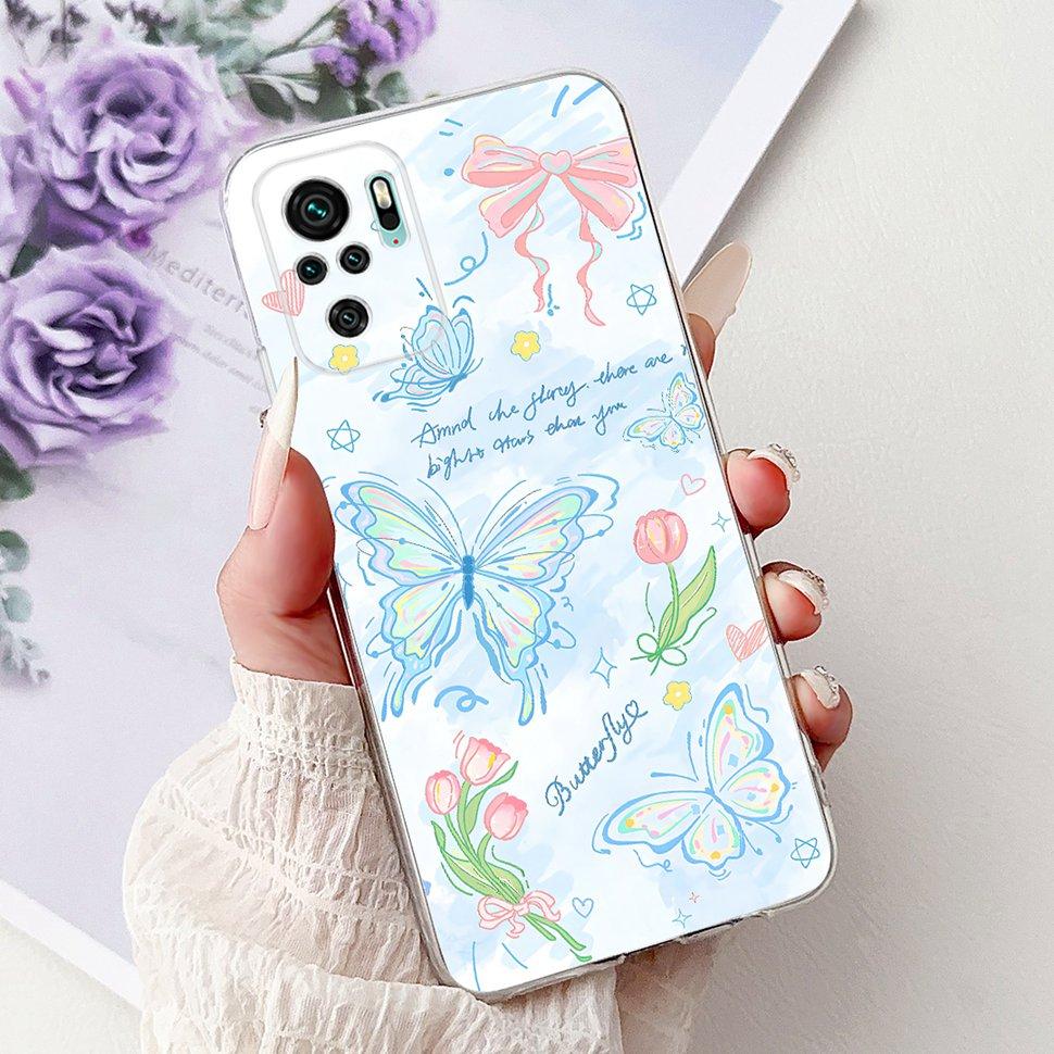 Colorful Pattern Case For Xiaomi Redmi Note 10 4G Ultra Slim Soft Silicone Case For Redmi Note 10 10S Note10 Note10S Cover Coque