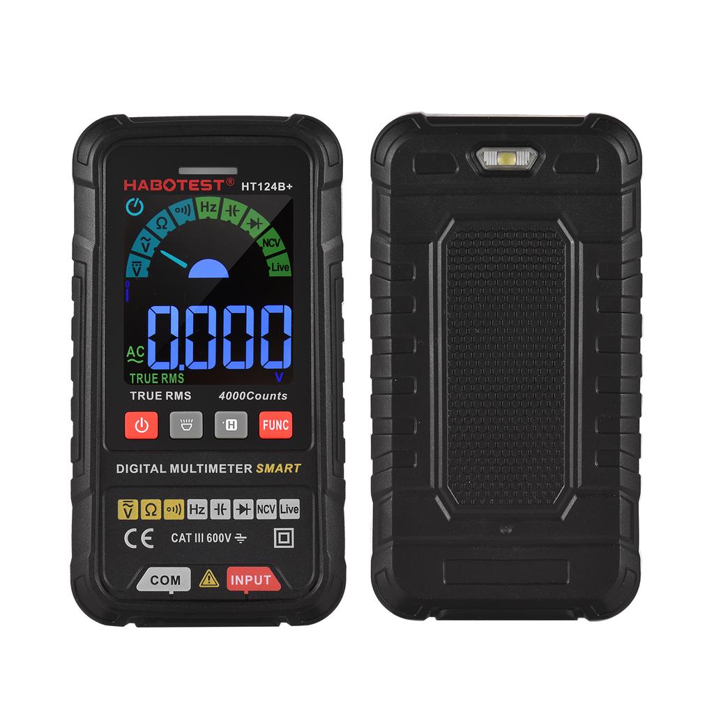HABOTEST HT124B+ Multimeter 4000 zählt True RMS Smart Digital Multimeter 600 V AC/DC Spannung