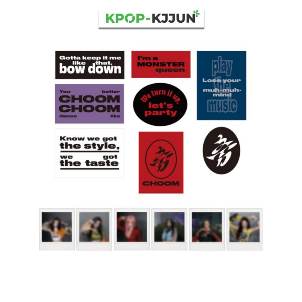 BABYMONSTER [CHOOM] BABYMONSTER LYRICS STICKER + INSTANT PHOTO Set 1ea