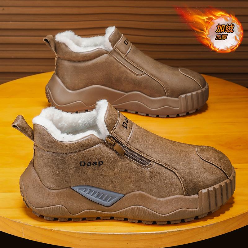 

Men s shoes casual sports board shoes fleece thickened warm cotton shoes 44