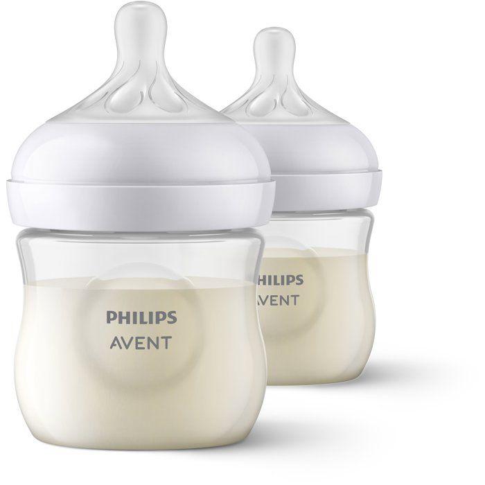 Lot of 2 Natural 3.0 Feeding Bottles PHILIPS AVENT SCY900/02 - 125 Ml