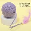 Cat Teaser Kit: Sisal Ball, Bite-Resistant Stick, Teeth Grinding Toys for Boredom Relief