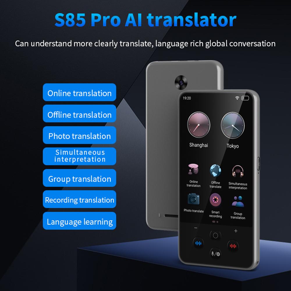 Appareil de traduction de langue portable 138 langues Traduction vocale Traduction hors ligne