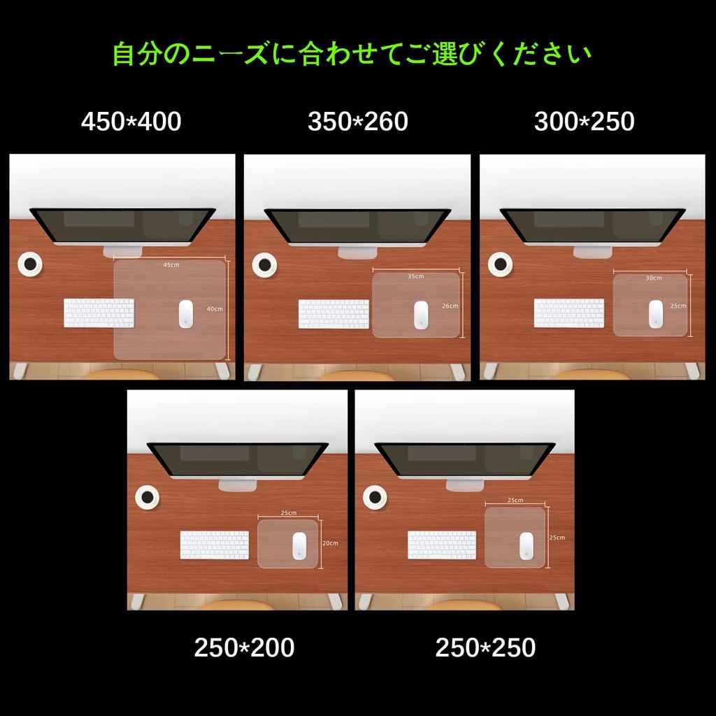 SIKAI CASE Glass Mouse Pad Hard for Office and Gaming Glass Fast and Precise Control Ultra Thin Thick Gaming Mouse Pad High Speed Surface Waterproof