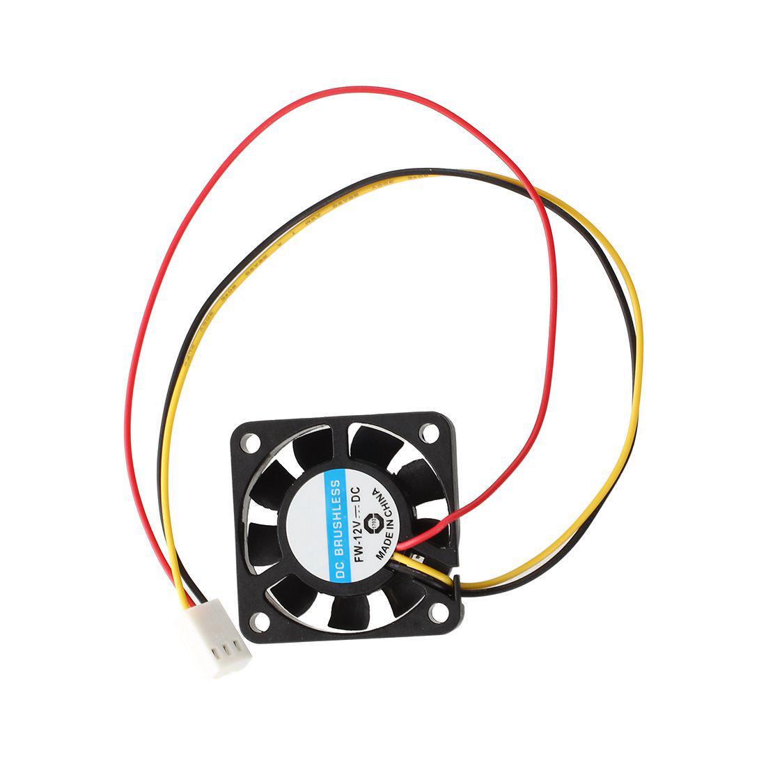 

12V Mini Cooling Fan - 40mm x 10mm DC Brushless 2-Pin Fan