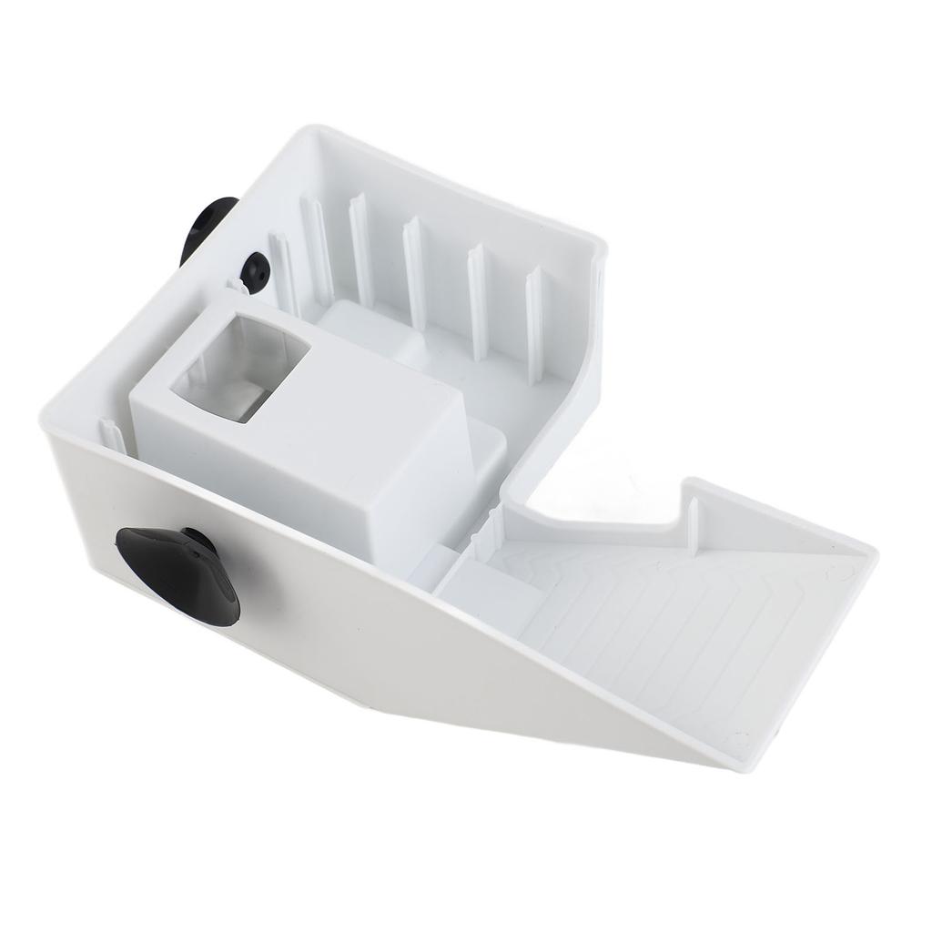 Turtle Basking Platform Thick Plastic 8.3in Long 5in Wide 2.6in High Turtle Pier for Reptile Fish Tank Aquarium