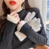 Women's Velvet Lace Half-High Collar Shirt: Stylish, Warm, Long-Sleeved Top for Spring, Autumn, Winter 2026