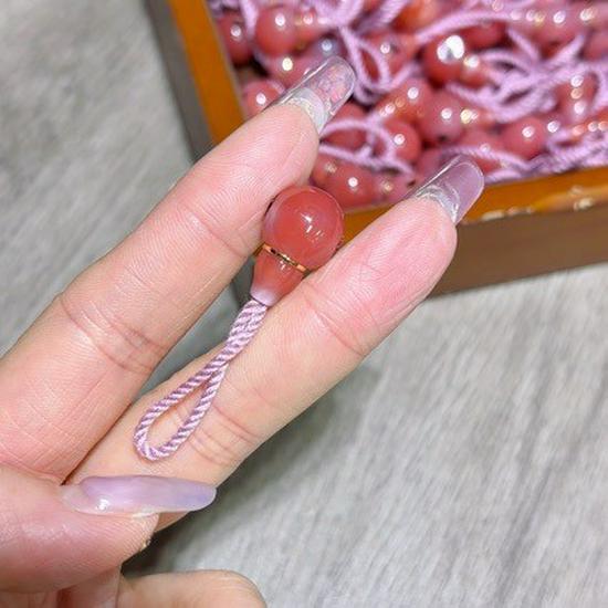 

Soft, Glutinous Wenge Beads: Three-Pass Spacer Beads for DIY Bracelets and Versatile Decorations