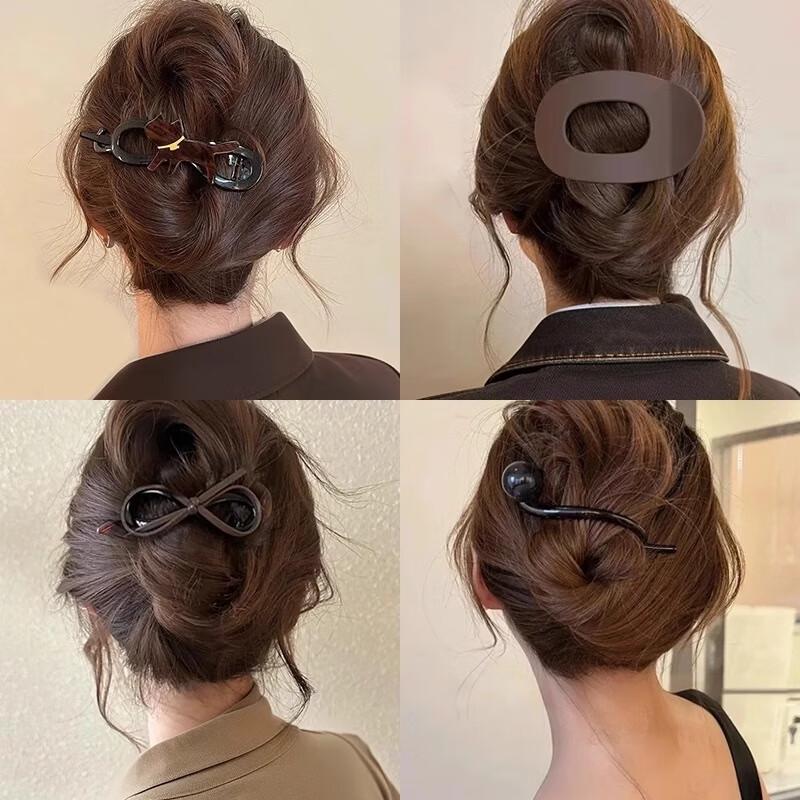 Fumade Korean Style Twist Hair Clip Set