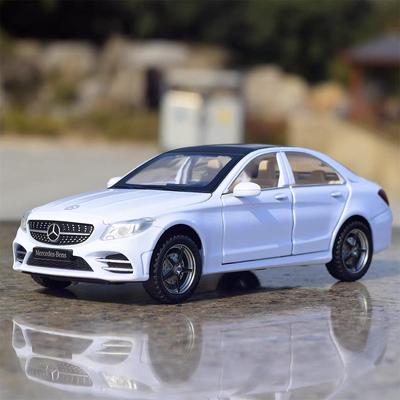 Mercedes Benz C260L Simulação Diecast & Veículos de Brinquedo Sons & Luz Puxar para Trás Carro 1:32 Modelo de Liga Presentes Para Crianças