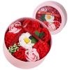 Scented Bouquet of Soap Flowers In a Decorative Box Home Decoration