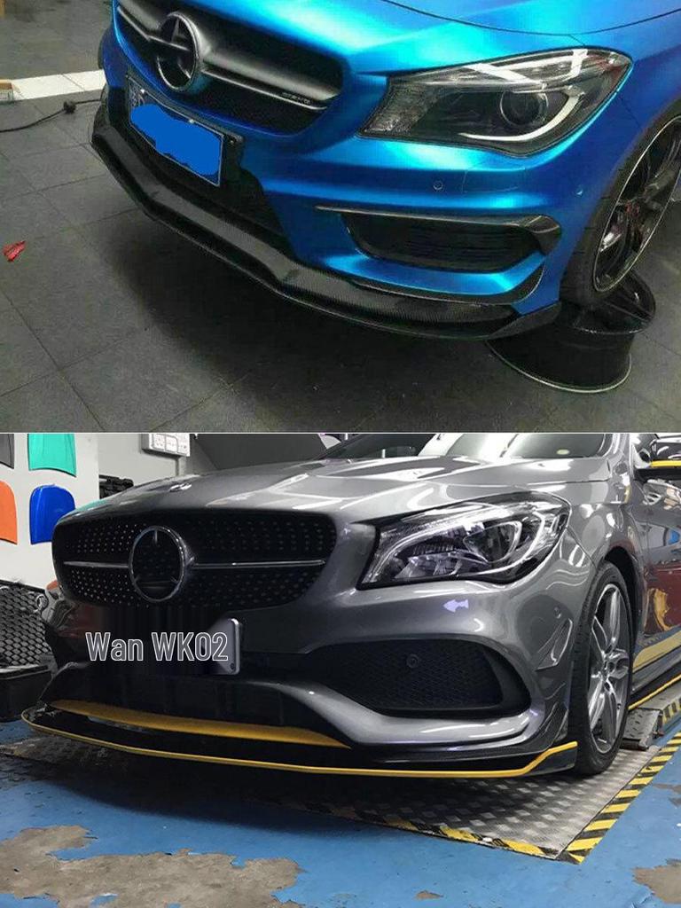 Mercedes CLA W117 RZ Real Carbon Fiber Front Lip Body Kit (2014-2019)