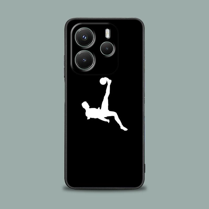 Fire Football Soccer Ball Phone Case for Xiaomi Redmi 15C 14C 12C 13C 4G Redmi Note 15 14 13 12 11 10 Pro Plus 5G 12S Soft Cover