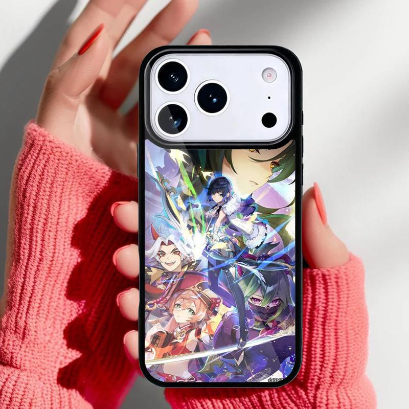 Hot Genshin Impact Game Phone Case for iPhone 17 16 15 14 13 Pro Max Back Cover for 12 11 Pro Coque