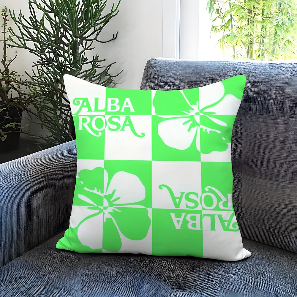 A-Alba R-Rosa Brand Cushion Cover Comfortable Reversible Pillow Cover Ideal for Car Sofa Bedroom & Beyond