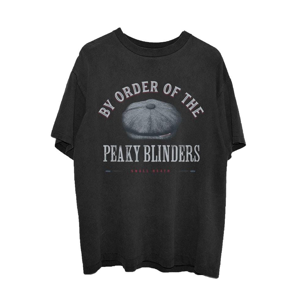 Men s Peaky Blinders Flat Cap Slim Fit T-shirt Large Black XL