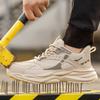 Summer New Work Safety Shoes Steel Toe Cap Work Shoes Protection Sneakers Work Boots Indestructible Shoes Puncture-Proof Boots