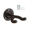 Folk Classic Guitar Hanger Ukulele Hook Round Plate Metal Base Holder Wall Mount Guitar Stand Rack Bracket Display