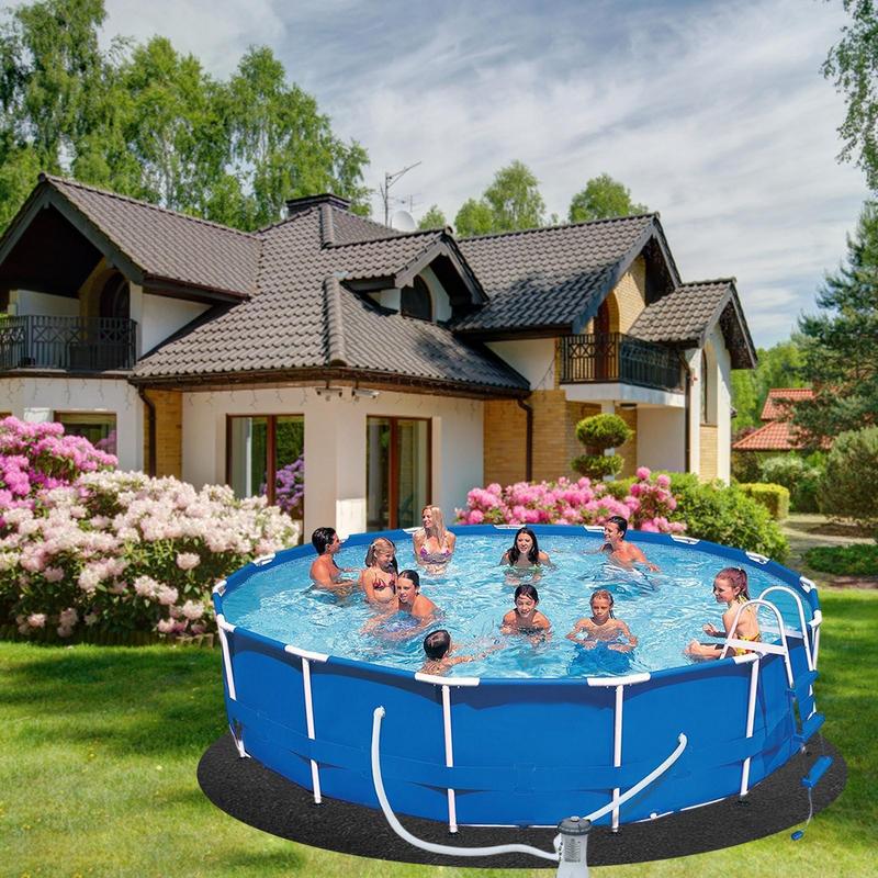 Garden Above Ground Pool Liner Pad Backyard Puncture Resistant Pool Floor Mat Outdoor Waterproof Pond Liner for Swimming Pools