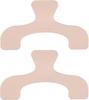 Sunstarstationery Set van 2 Clips Ukamuri Clip Perzik Beige N3623335