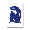 Abstract Home Decoration Canvas Art Painting French Henri Matisse Blue Nude Posters HD Cutout Print Wall Picture For Living Room