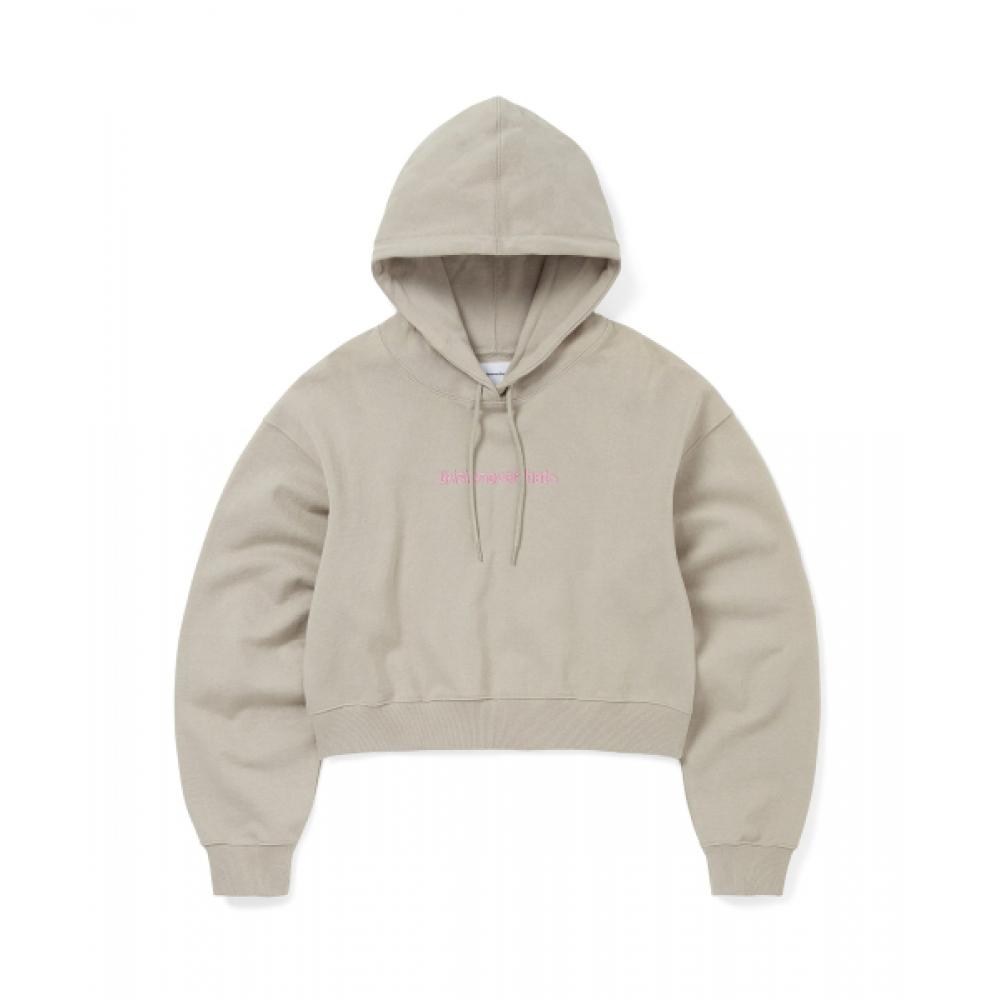 ThisisneverThaT T Logo W Hoodie Deep Beige S
