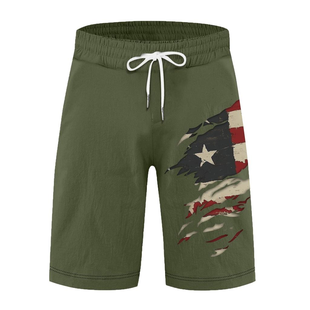 Men's Summer Large Casual Loose Sports Pants Beach Shorts