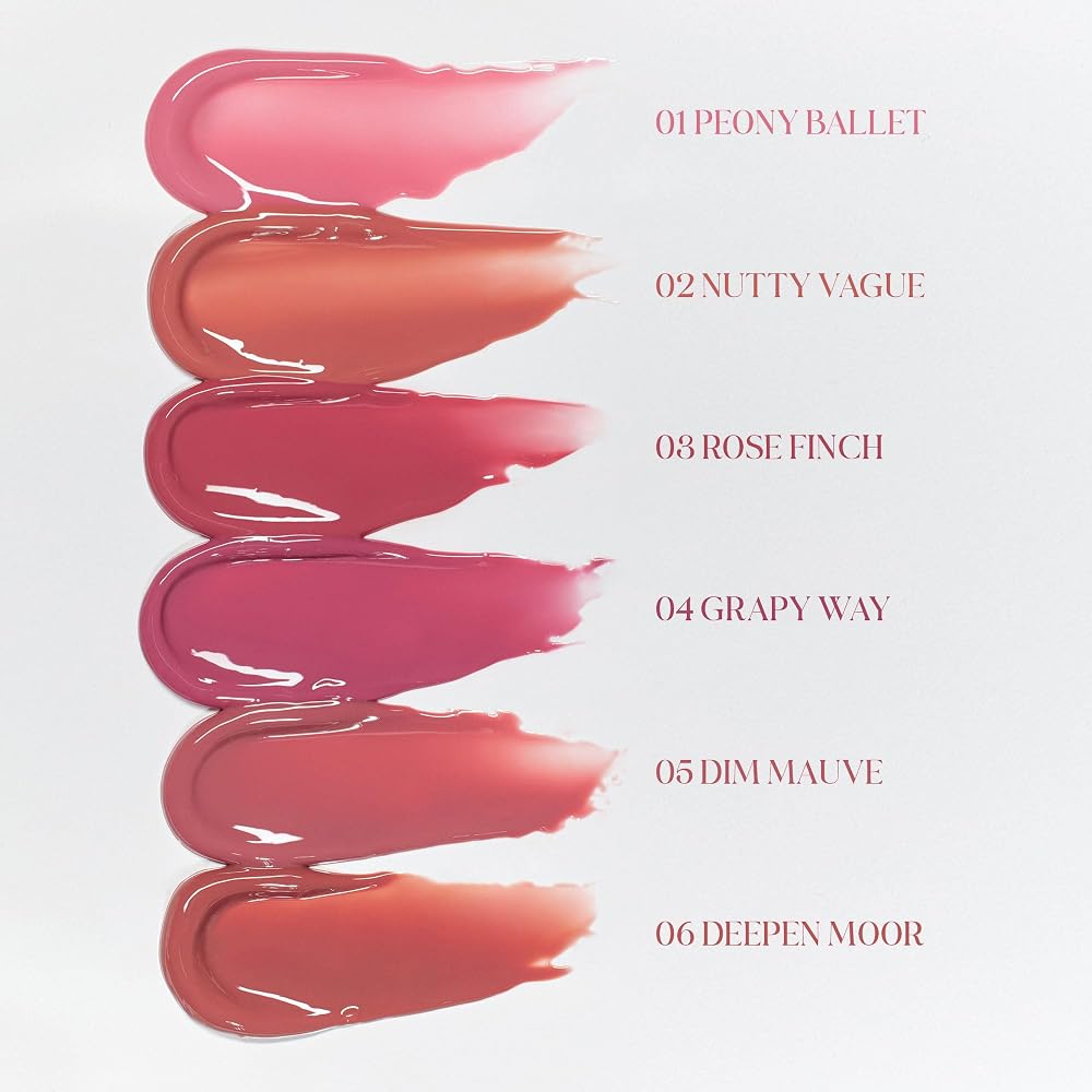 Rom&nd GLASTING COLOR GLOSS (01 Peony Ballet)