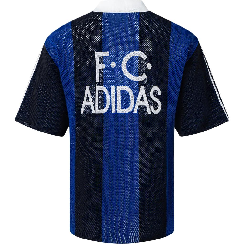 Adidas Originals Blokecore Short Sleeve Polo Shirt Unisex Tops Black JL5986