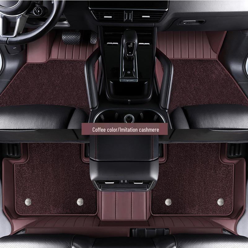 Genuine Leather Full Coverage Floor Mats for Equation Leopard 5 - Carpet-Style Interior Protection