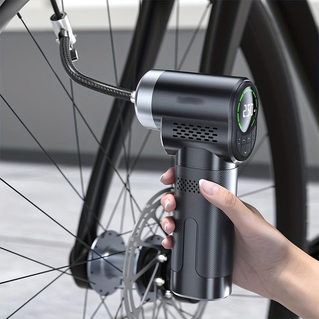 Elektrischer tragbarer Hand-Reifenfüller mit kabellosem intelligentem Digitaldisplay.